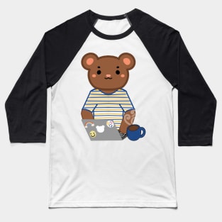 I love electrical engineering computer science bear Baseball T-Shirt